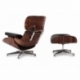 furmod Eames Lounge Chair geïnspireerd kunstleer