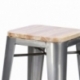 Banqueta industrial Bistro Wood Style