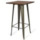 Alta Industrial Mesa Bistro Dark Legs Antique