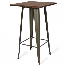Mesa industrial Alta Bistro Dark Legs Antique