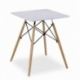 James Style Tafel (60 cm Vierkant) Wit