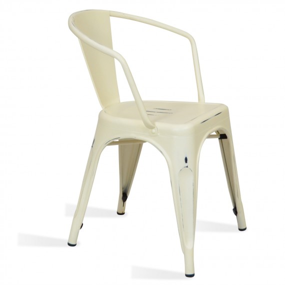 Industrial chair Bistro Brush with arms