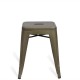 Industrial low stool Bistro Antique