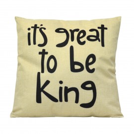 Be King Throw Pillow