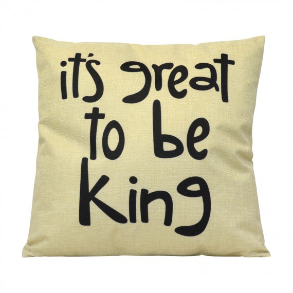 Be King Throw Pillow