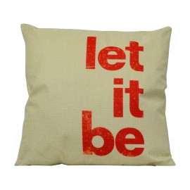 Let it Be Throw Pillow