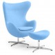 furmod Chair Egg Chair met voetsteun