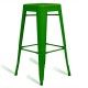 Industrial white stool Bistro Matt 76CM
