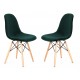 Pack de 2 Sillas Velvet Green