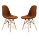 Pack de 2 Sillas Velvet Brown