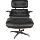furmod Eames Lounge Chair geïnspireerd kunstleer