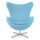 furmod Silla Egg Chair con Reposapies