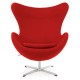 furmod Silla Egg Chair con Reposapies