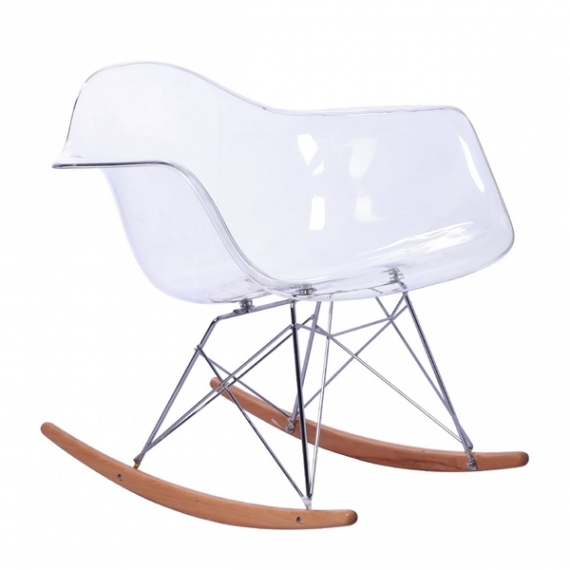 Furmod Rocker Rocking Eames Estilo RAR Transparente