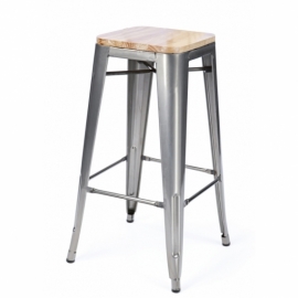 Industrial stool Bistro Wood Style